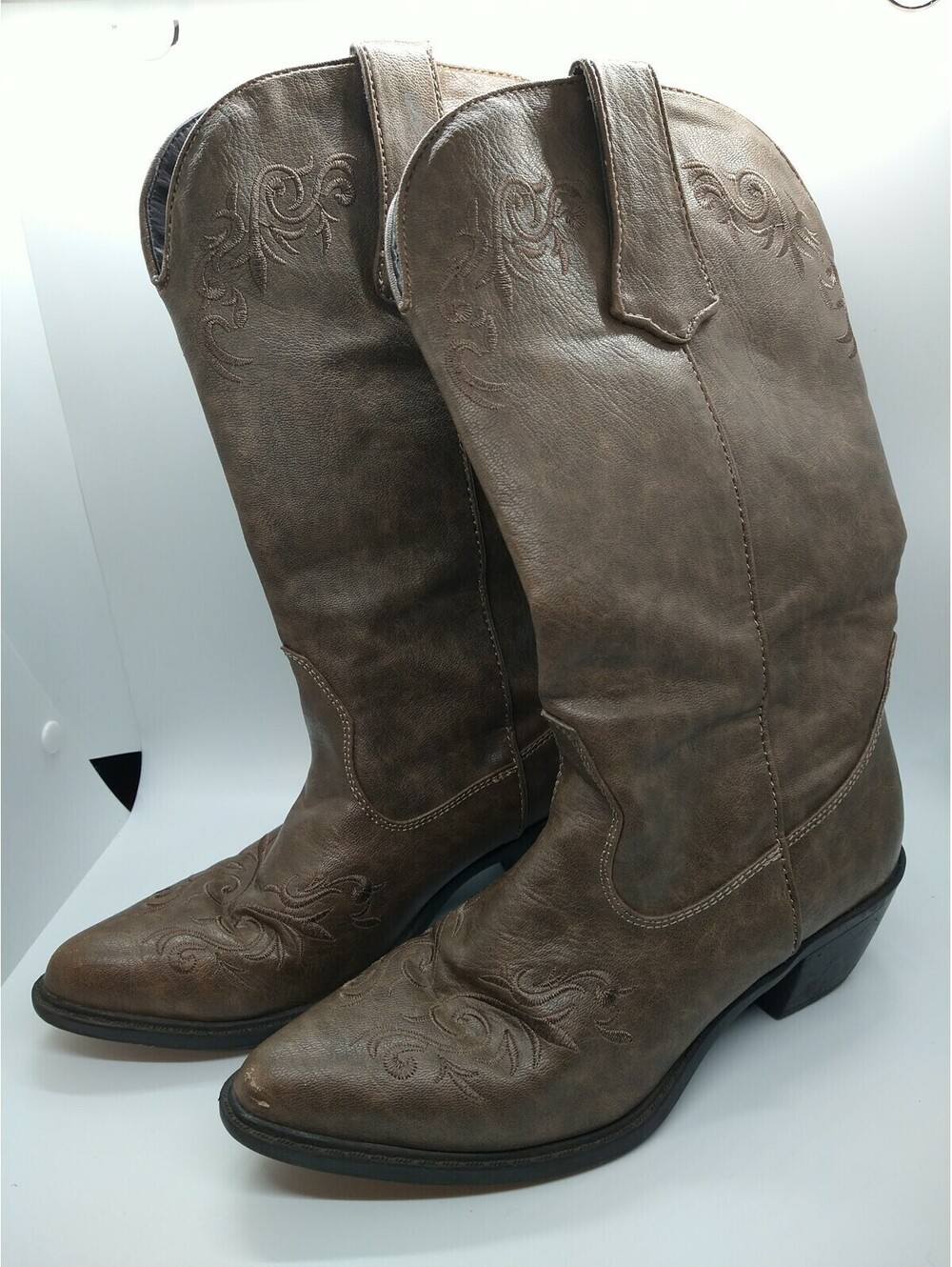 Roper Women's Cowgirl Cowboy Boots Size 6 Brown 215